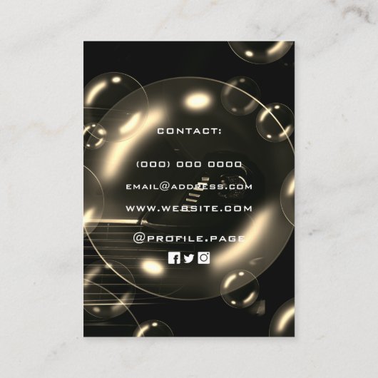 Zeepbellen visitekaartje om auto te wassen (Achterkant)