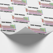 Zeepbereiding is alleen chemisch (periodieke tabel cadeaupapier (Hoek)