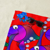 Zeepdoeken vis strandlaken (In situ)