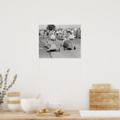 Zeepdoosderby, 1940. Oude foto Poster (Keuken)