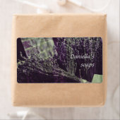 Zeepetiket - lavendel etiket (Insitu)