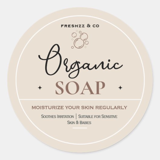 Zeepetiketten, Etiketten voor potten, Lotionetiket (Voorkant)