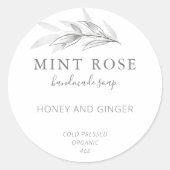 zeepetiketten ronde sticker (Voorkant)