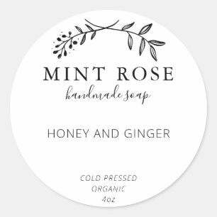 zeepetiketten ronde sticker