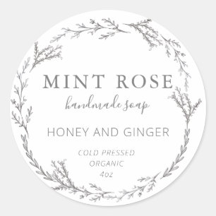 zeepetiketten ronde sticker