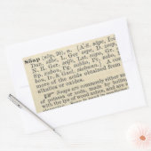 Zeeplabel Rechthoekige Sticker (Envelop)