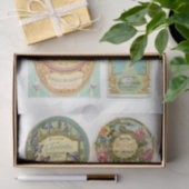 Zeeplabels 13 10x15 ontkoppeling tissuepapier (Geschenk)