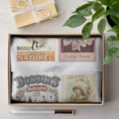 Zeeplabels 17 10x15  ontkoppeling tissuepapier (Geschenk)