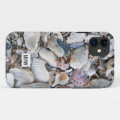 Zeeplanken aangepaste monogram telefoondozen Case-Mate iPhone case (Achterkant (horizontaal))