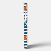 Zeeplanken en ankerpatroon Case-Mate iPhone case (Achterkant / Links)
