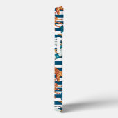 Zeeplanken en ankerpatroon Case-Mate iPhone case (Achterkant / Rechts)