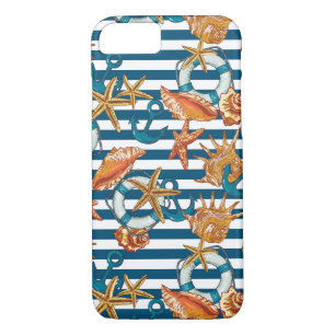 Zeeplanken en ankerpatroon Case-Mate iPhone case