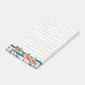 Zeeplanken en ankerpatroon post-it® notes (Schuin)