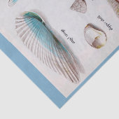 Zeeplanken Natuurlijke pasta's van 10 x 15 inch Pa Tissuepapier (Detail)