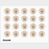 Zeepmaker Bad Lavendel Spa Ronde Sticker (Vel)