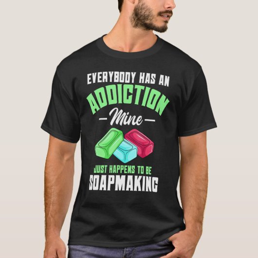 Zeepmaker Handgemaakte zeep maken T-shirt (Voorkant)