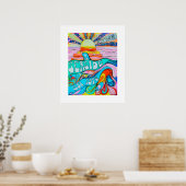 Zeeposter 1976 poster (Keuken)