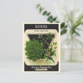  zeeppaket Kunst Sweet Marjoram Herbs Briefkaart (Staand voorkant)