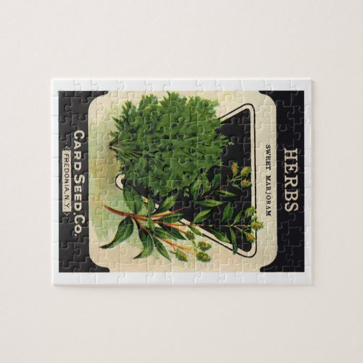  zeeppaket Kunst Sweet Marjoram Herbs Legpuzzel (Horizontaal)