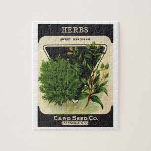  zeeppaket Kunst Sweet Marjoram Herbs Legpuzzel