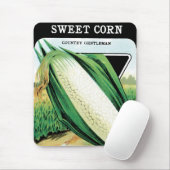  zeeppaket met label kunst, zoete witte corn muismat (Met muis)