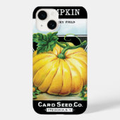  zeeppaketiket art, pompoen Case-Mate iPhone case (Achterkant)