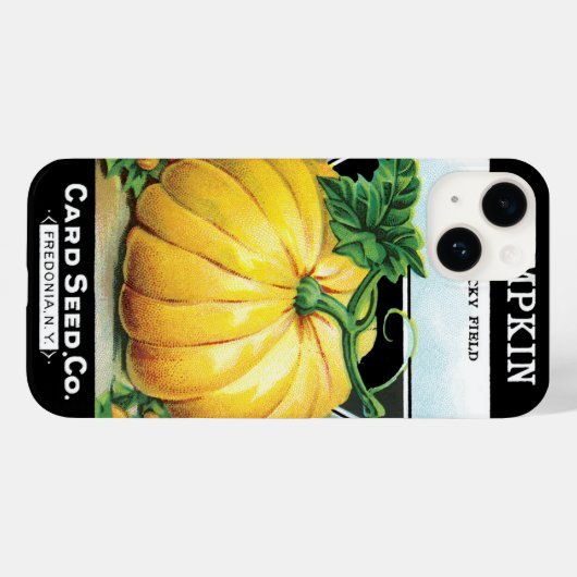 zeeppaketiket art, pompoen Case-Mate iPhone case (Achterkant (horizontaal))