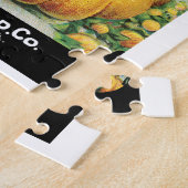  zeeppaketiket art, pompoen legpuzzel (Zijkant)