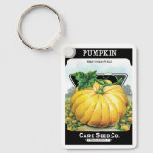 zeeppaketiket art, pompoen sleutelhanger (Voorkant)