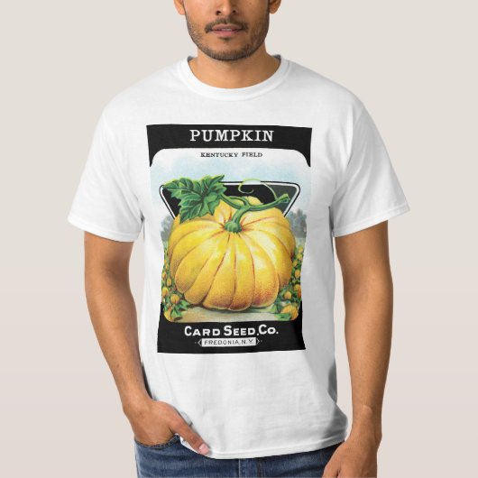 zeeppaketiket art, pompoen t-shirt (Voorkant)