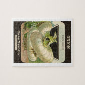  zeeppaketiket Art White Bermuda Onions Legpuzzel (Horizontaal)