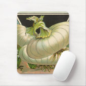  zeeppaketiket Art White Bermuda Onions Muismat (Met muis)