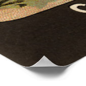  zeeppaketiket Art White Bermuda Onions Poster (Hoek)