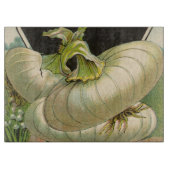 zeeppaketiket Art White Bermuda Onions Snijplank (Voorkant)