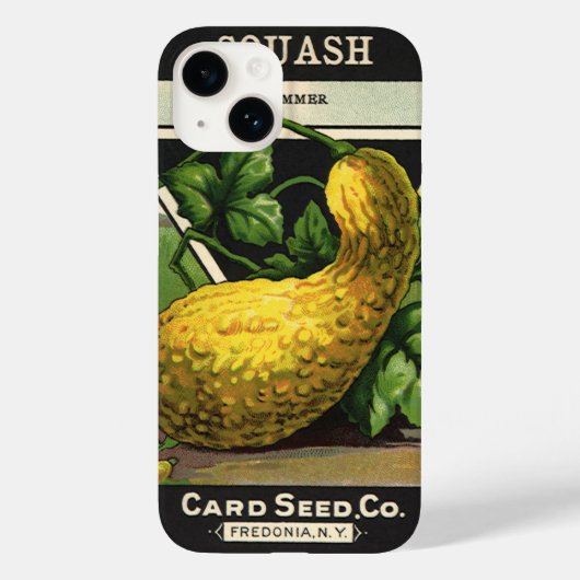 zeeppaketiket Art Yellow Summer Squash Case-Mate iPhone Case (Achterkant)