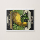  zeeppaketiket Art Yellow Summer Squash Legpuzzel (Horizontaal)