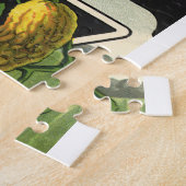  zeeppaketiket Art Yellow Summer Squash Legpuzzel (Zijkant)
