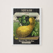  zeeppaketiket Art Yellow Summer Squash Legpuzzel (Verticaal)