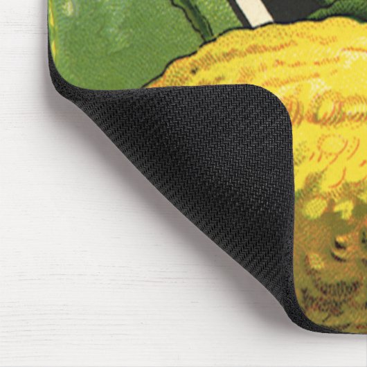  zeeppaketiket Art Yellow Summer Squash Muismat (Hoek)