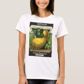 zeeppaketiket Art Yellow Summer Squash T-shirt (Voorkant)