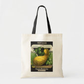 zeeppaketiket Art Yellow Summer Squash Tote Bag (Voorkant)