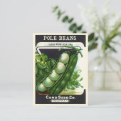  zeeppaketiket Kunst, blikbalbonen Briefkaart (Staand voorkant)