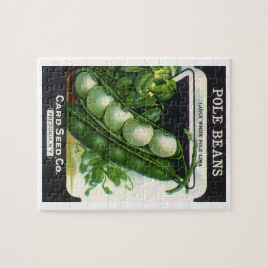 zeeppaketiket Kunst, blikbalbonen Legpuzzel (Horizontaal)