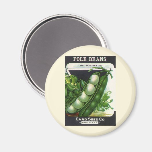 zeeppaketiket Kunst, blikbalbonen Magneet (Voorkant / Achterkant)