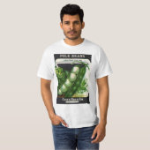  zeeppaketiket Kunst, blikbalbonen T-shirt (Voorkant volledig)