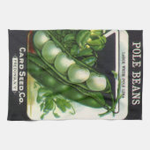 zeeppaketiket Kunst, blikbalbonen Theedoek (Horizontaal)