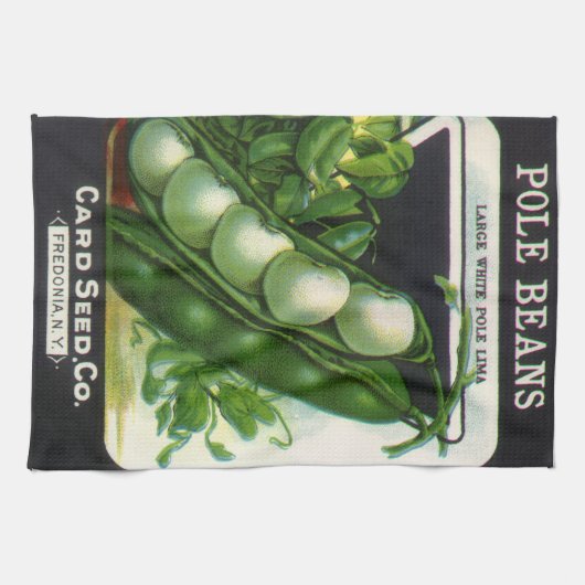  zeeppaketiket Kunst, blikbalbonen Theedoek (Horizontaal)