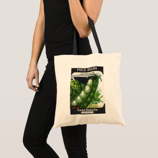  zeeppaketiket Kunst, blikbalbonen Tote Bag (Voorkant (product))