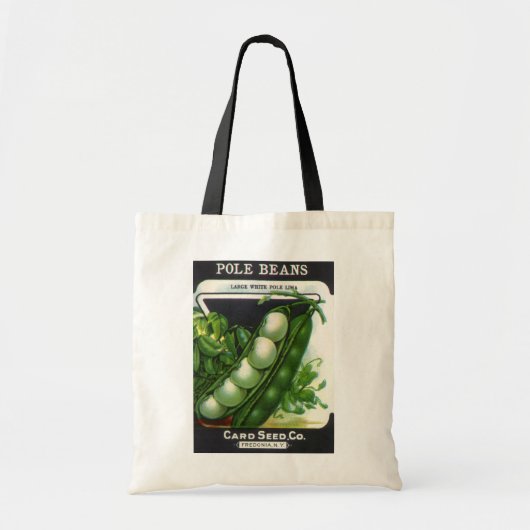  zeeppaketiket Kunst, blikbalbonen Tote Bag (Voorkant)