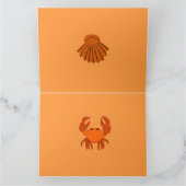 Zeeppalmen in zeebaars kaart (Binnen)